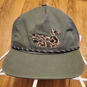 Southern Marsh Camouflage Hat Men Snapback Olive Green Duck Rope Hunting Fishing
